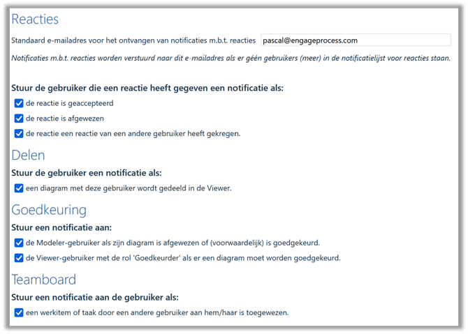 Admin Center Notifications